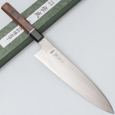 Sukenari STRIX Damast Ebony Gyuto 24 cm