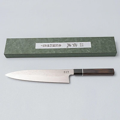 Sukenari STRIX Damast Ebony Gyuto 24 cm