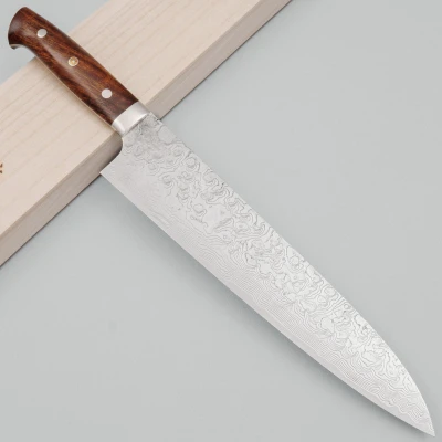 Takeshi Saji SG2 Diamond Damast Ironwood Gyuto 27 cm 