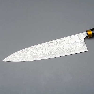 Takeshi Saji R2 Fujin Raiijin Makie Tsuchime Gyuto 21 cm 