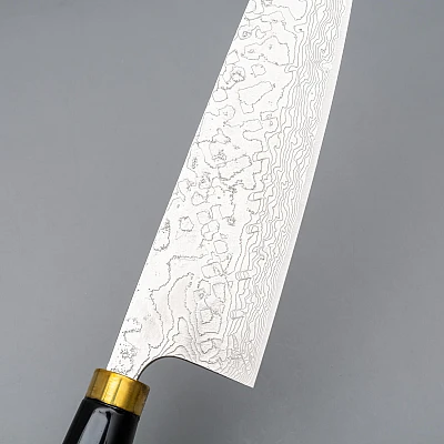 Takeshi Saji R2 Fujin Raiijin Makie Tsuchime Gyuto 21 cm 