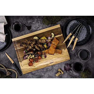 Laguiole Style de Vie Steakmessen Prestige Line Copper Stonewash