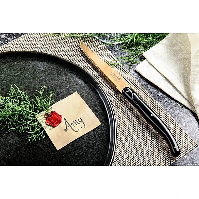 Laguiole Style de Vie Steakmessen Prestige Line Copper Stonewash