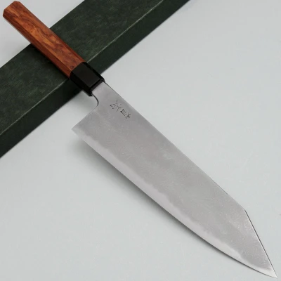 JNS Kokorozashi Tanaka Shirogami 1 Damast Kasumi Gyuto 24.5 cm
