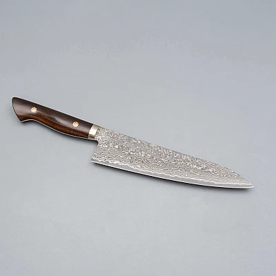 Shigeki Tanaka SG2 Damascus Ironwood Gyuto 21 cm