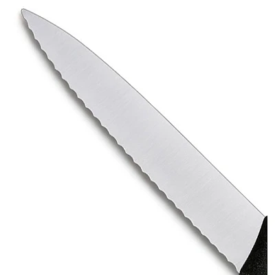 Victorinox Groente en fruitmes Gekarteld 10 cm Zwart