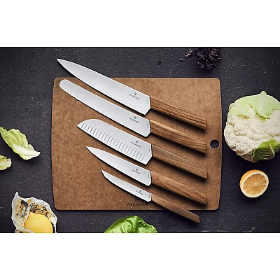 Victorinox Swiss Modern Walnut Broodmes 22 cm