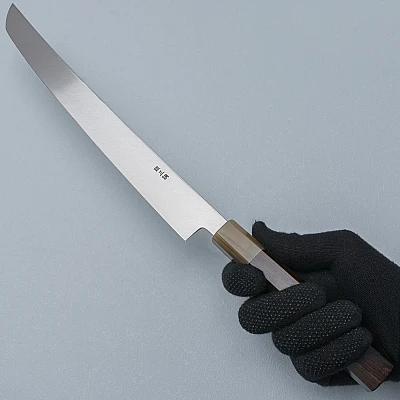 Yamawaki Hamono Ginsan Ebony Sakimaru Takohiki 30 cm