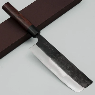 Yoshimi Kato Aogami Super Kurouchi Nakiri 16.5 cm
